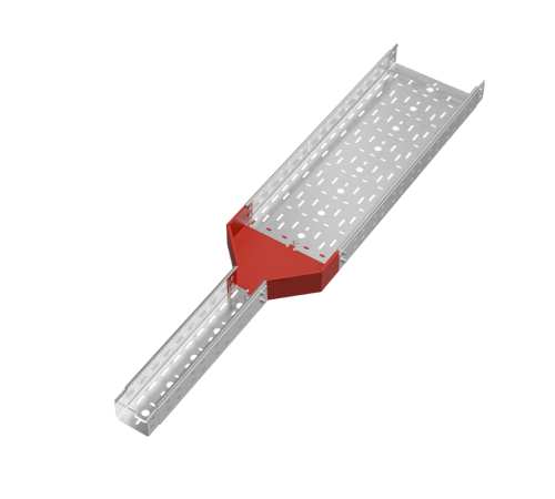 Переходник центральный 80х100-300 мм "ПЛЮС" HD  PDplus80-100-300-C HD   КМ-профиль