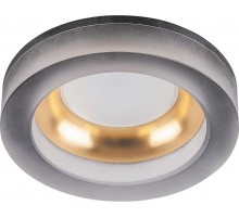 Светильник точечный встраиваемый под лампу DL2541 MR16 13W G5.3 матовый черный,золото, круг  32636  FERON