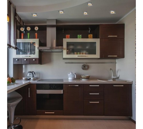 Светильник точечный встраиваемый под лампу DL2541 MR16 13W G5.3 матовый черный,золото, круг  32636  FERON