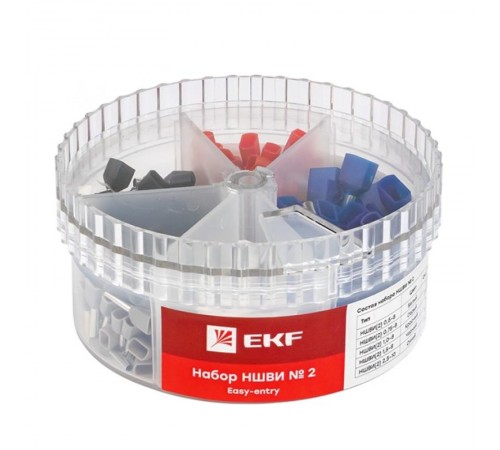 Набор НШВИ(2) №2 (2x0,5-2x2,5мм2) EKF PROxima   nabor-nshvi-2   EKF