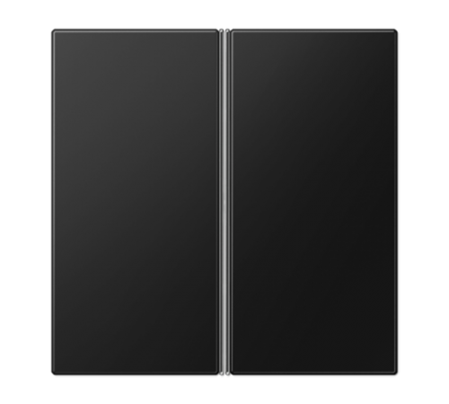 Набор накладок 2 группы для модулей F40; термопласт; черный матовый LS402TSASWM Jung