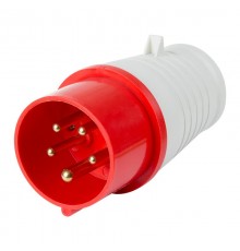 Вилка 015 переносная 3Р+РЕ+N 16А 380В IP44  11-8902  REXANT