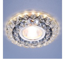 Светильник точечный встраиваемый 2170 MR16 SBK/CL дымчатый/прозрачный  a033833  Elektrostandard