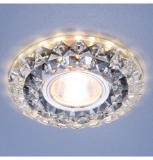 Светильник точечный встраиваемый 2170 MR16 SBK/CL дымчатый/прозрачный  a033833  Elektrostandard