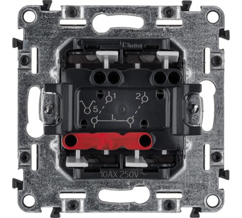 Valena ALLURE DIY Белый Выключатель 2-х клавишный 10А 250В  752705  Legrand