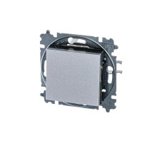 ABB Levit Серебро / дымчатый чёрный Переключатель перекрёстный 1-кл.  3559H-A07445 70W  2CHH590745A6070  ABB