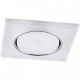 Светильник потолочный встраиваемый под лампу GX53 CD5022 20LED*2835 SMD 4000K, 15W GX53, без лампы, белый матовый квадрат  32661  FERON