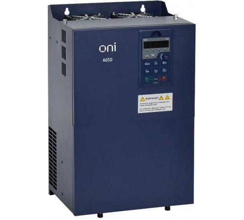 Преобразователь частоты A650 380В 3Ф 75кВт 150А M  A650-33E75M  ONI