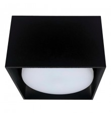 Светильник потолочный под лампу макс 12W, 230V, GX53, черный, HL360  41993  FERON