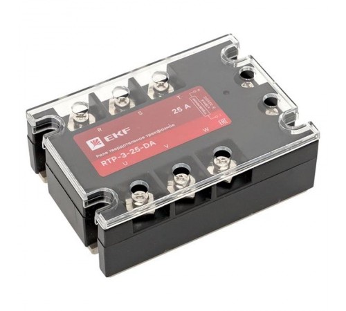 Реле твердотельное трехфазное RTP-25-DA PROxima  rtp-3-25-da  EKF