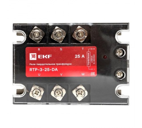 Реле твердотельное трехфазное RTP-25-DA PROxima  rtp-3-25-da  EKF
