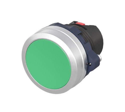 Головка кнопки плоская без фиксации, зеленая, алюминий  M22P-FMGA  DKC