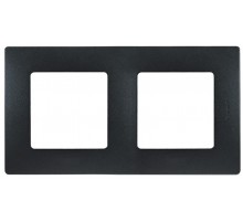Etika Антрацит Рамка 2-ая  672582  Legrand