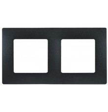 Etika Антрацит Рамка 2-ая  672582  Legrand
