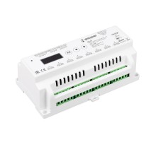 NTELLIGENT ARLIGHT Релейный модуль SMART-SWITCH-708-82-D2-DIN (230V, 8x10A, DALI, DMX512) (IARL, IP20 Пластик, 5 лет)  046489  Arlight