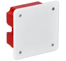 Коробка распределительная с/у 92x92x45 КМ41001 с саморезами, с крышкой  UKT11-092-092-040  IEK