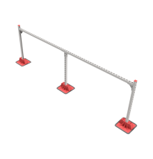 Опорная конструкция для гор. прямоуг. воздуховодов  TECHNORAPTOR LIGHTFOOT 3000х1000  KM-TR-LTF-SSHRAD-3000-1000  КМ - профиль