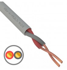 Кабель огнестойкий REXANT КПСнг(А)-FRLSLTx 1x2x0,50 мм, бухта 200 м 01-4930  REXANT