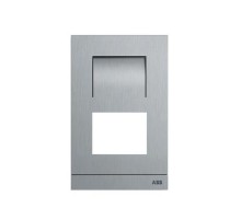 Станция вызова, аудио, 1\2, без клавишного модуля, сталь  M21013N3-S  ABB