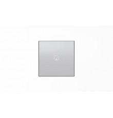 Накладка для механизма карточного выключателя с линзой подсветки и маркировкой, серия SKY, цвет серебристый алюминий2CLA851400A1301 ABB