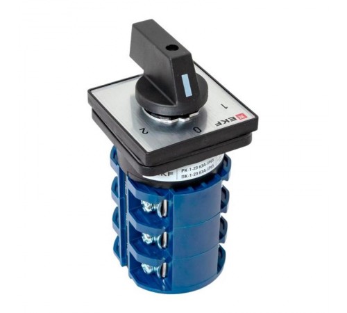 Переключатель кулачковый ПК-1-23 63А 3P "1-0-2" IP65  pk-1-23-63-65  EKF