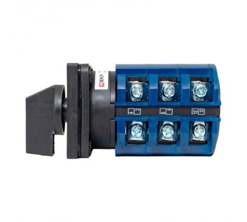 Переключатель кулачковый ПК-1-23 63А 3P "1-0-2" IP65  pk-1-23-63-65  EKF