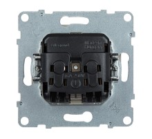 SUNO Силовая розетка 2К+З 16А 250В.Винтовые зажимы. Цвет "Слоновая кость"  721225  Legrand