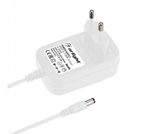 Блок питания ARDV-24-12WW-J3.5mm (12V, 2A, 24W) (Arlight, Адаптер, 3 года)  040948  Arlight