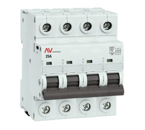 Выключатель нагрузки AVN 4P 25A AVERES  avn-4-25-av  EKF
