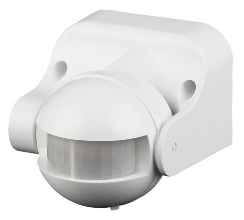 Датчик движения белый, макс. нагрузка MD 03  500Вт, угол обзора 140град., дальность 12м, монитори  Б0043809  ЭРА 