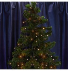 Гирлянда елочная  210 диодов  2700К,  CL91   7 веток (3м) + 4м зеленый шнур, IP44  32374  FERON