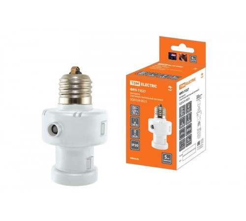 Фотореле ФРЛ-Т-Е27 15лк 100Вт c тайм.  SQ0324-0025  TDM