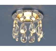 Светильник точечный встраиваемый 2055 MR16 CH/CL хром/прозрачный  a030711  Elektrostandard