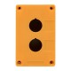 Корпус КП102 пластиковый 2 кнопки желтый EKF PROxima  cpb-102-o  EKF