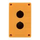 Корпус КП102 пластиковый 2 кнопки желтый EKF PROxima  cpb-102-o  EKF
