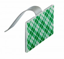 Площадки самоклеющиеся металлические с клипсой под шлейф (ПКШМ) 30x20 мм, упаковка 100 шт.  07-2430  REXANT