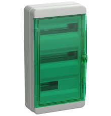 Корпус пластиковый навесной на 36 модулей КМПн-36 IP65 зеленый прозрачная дверь TEKFOR  TF5-KP72-N-36-65-K03-K06 TEKFOR  IEK