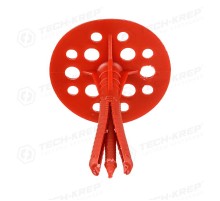 Дюбель для теплоизоляции с пласт. гвоздём 10х90 (250 шт) - коробка ( 3,233 кг)  130113  Tech-KREP