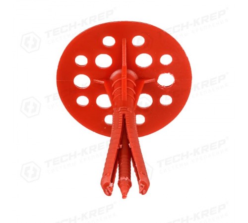 Дюбель для теплоизоляции с пласт. гвоздём 10х90 (250 шт) - коробка ( 3,233 кг)  130113  Tech-KREP