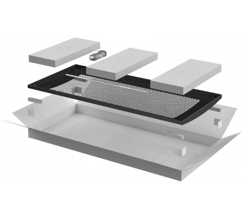 Дверь перфорированная для шкафа LINEA N 42U 600 мм черная  LN05-42U6X-DP  ITK