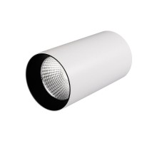 Светильник накладной SP-POLO-R85-1-15W Day White 40deg (White, Black Ring)  022939  Arlight