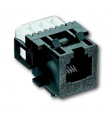 Модуль телефонной розетки 6 полюсов RJ 11/12, категория 3 (AMP-No. 216000-2)  0225-0-0078   2CKA000225A0078  ABB