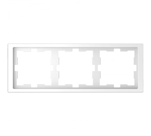 D-Life РАМКА 3-постовая, БЕЛ. ЛОТОС , SD  MTN4030-6535  Schneider Electric
