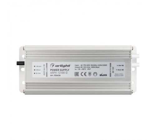 Блок питания ARPV-12100-D (12V, 8.3A, 100W)  026434  Arlight