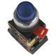 Кнопка ABLFP-22 синий d22мм неон/240В 1з+1р   BBT20-ABLFP-K07  GENERICA