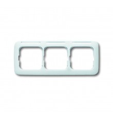 Рамка 3-постовая, горизонтальная, с полем для надписи, серия Reflex SI, цвет альпийский белый  1754-0-3732   2CKA001754A3732  ABB