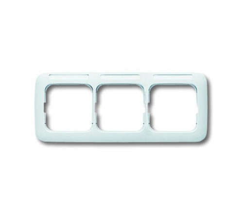 Рамка 3-постовая, горизонтальная, с полем для надписи, серия Reflex SI, цвет альпийский белый  1754-0-3732   2CKA001754A3732  ABB