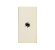 Simon 27 Розетка для подключения разъёма audio mini-jack (3,5мм), винтовое соединение, узкий модуль, S27, сло  2701092-031  Simon