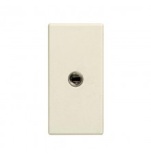 Simon 27 Розетка для подключения разъёма audio mini-jack (3,5мм), винтовое соединение, узкий модуль, S27, сло  2701092-031  Simon