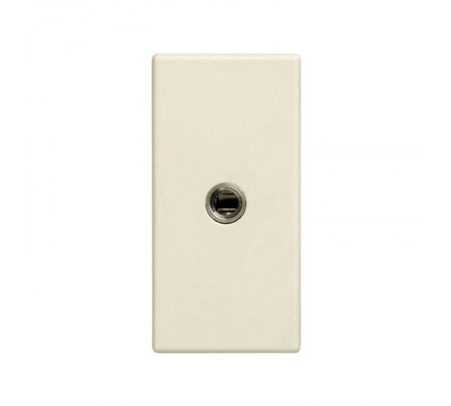 Simon 27 Розетка для подключения разъёма audio mini-jack (3,5мм), винтовое соединение, узкий модуль, S27, сло  2701092-031  Simon